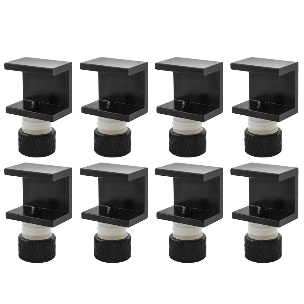 8 Pieces 3D Printer Glass Bed Clips Clamps Adjustable Fixed Clips for Ender