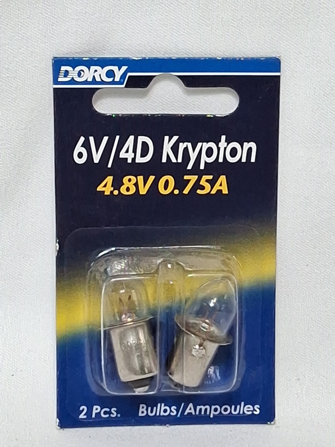 6V/4D Krypton Bulb,No 41-1663, Dorcy International, 4.8V 0.75A