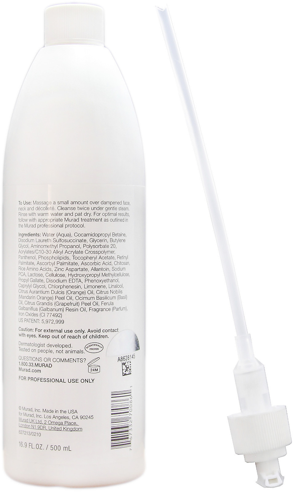Murad Essential-C Cleanser Professional Size ( 16.9 oz / 500mL) AUTH / NO EXP