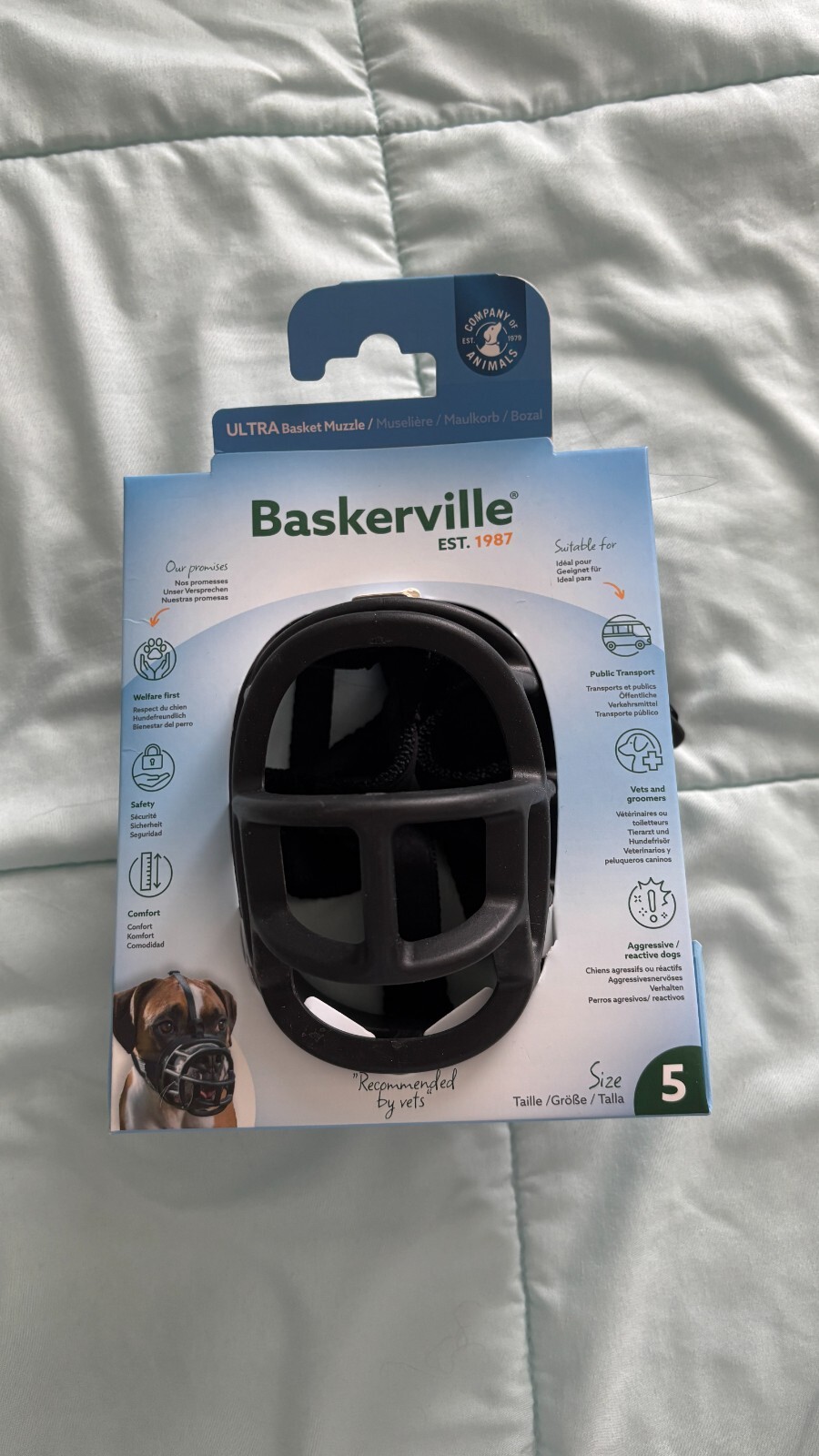 Baskerville Ultra Muzzle, Size 5, Black