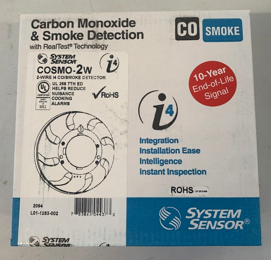 System Sensor COSMO-2W Combination Carbon Monoxide and Smoke detection 2032 exp