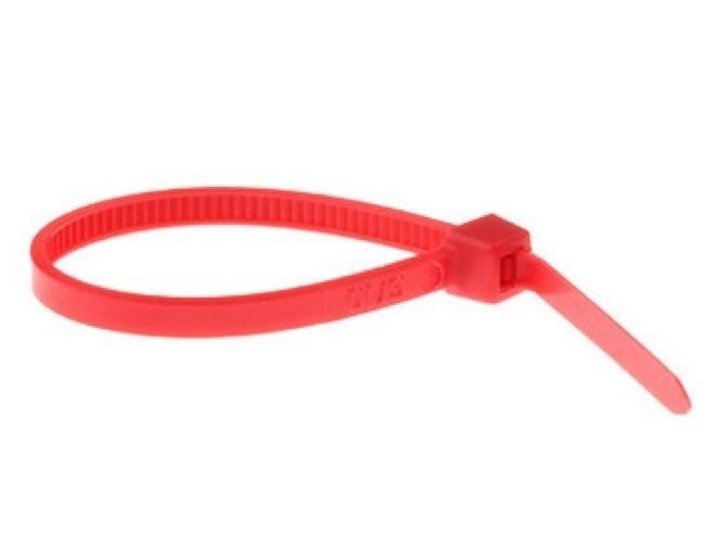 5.7", 40 lb. Red Cable Ties - (pack of 100)