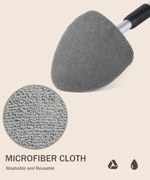 Windshield Cleaner Inside,Car Window Cleaner,Car Cleanser Brush,Car