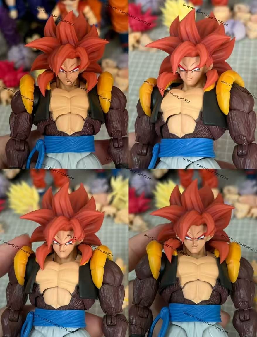Demoniacal Fit 1/12 shf ssj4 Gogeta  Face  (panel) Sculpt Accessories No Figure