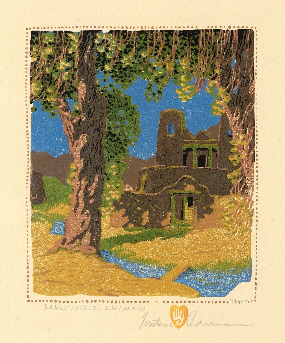 Sanctuario Chimayo By Gustave Baumann Quality Print - Frame Me
