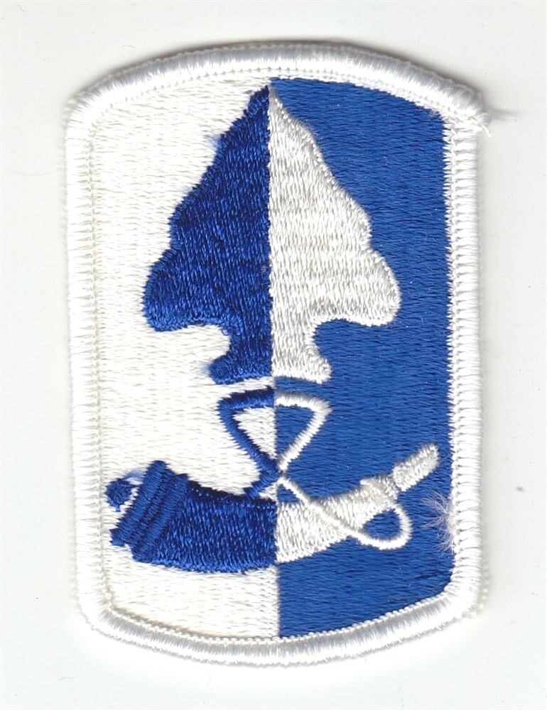 Army Patch: 187th Infantry Brigade - merrowed edge