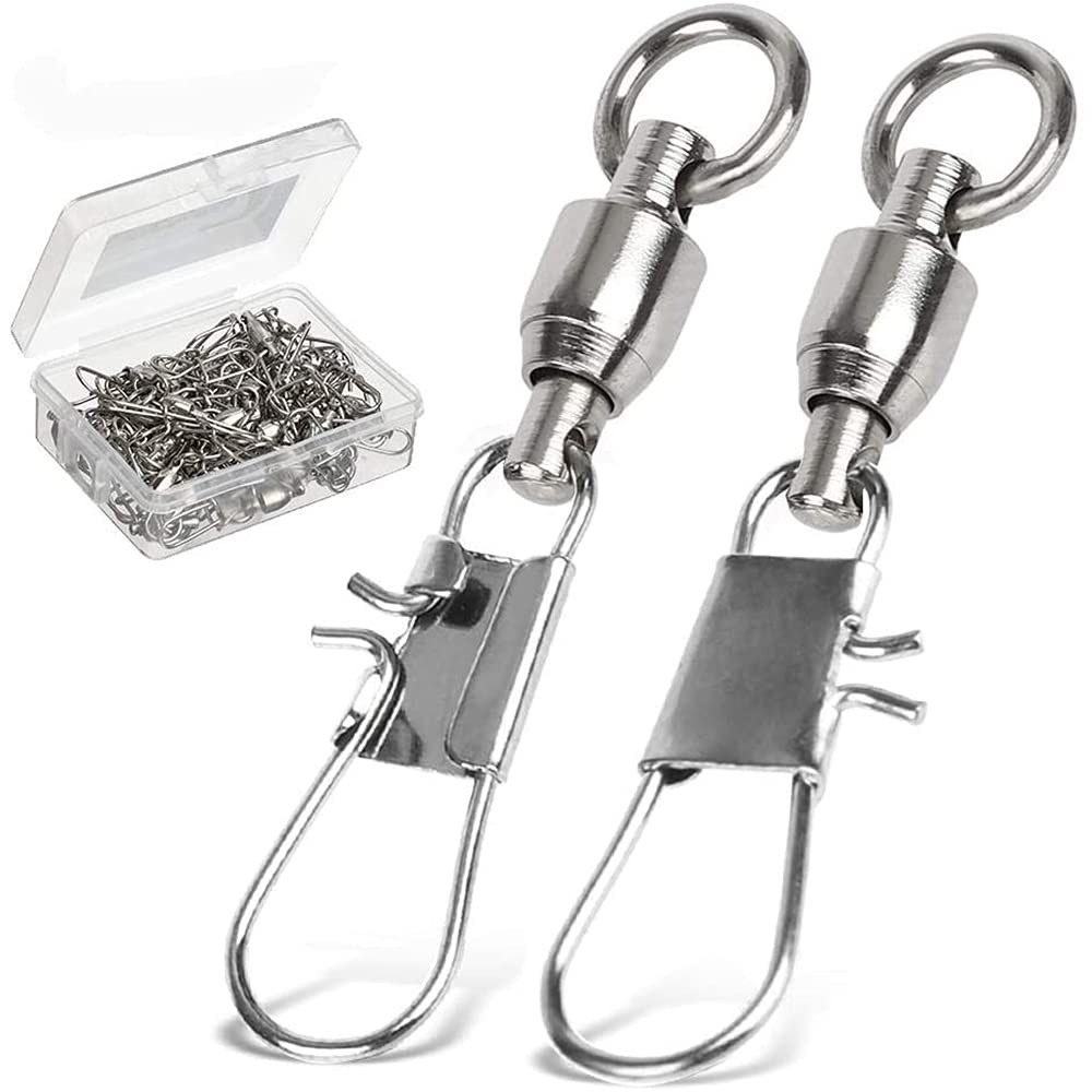Fishing Swivels With Interlock Snap Ball Bearing Swivels Fishing Snap Swivels Sa