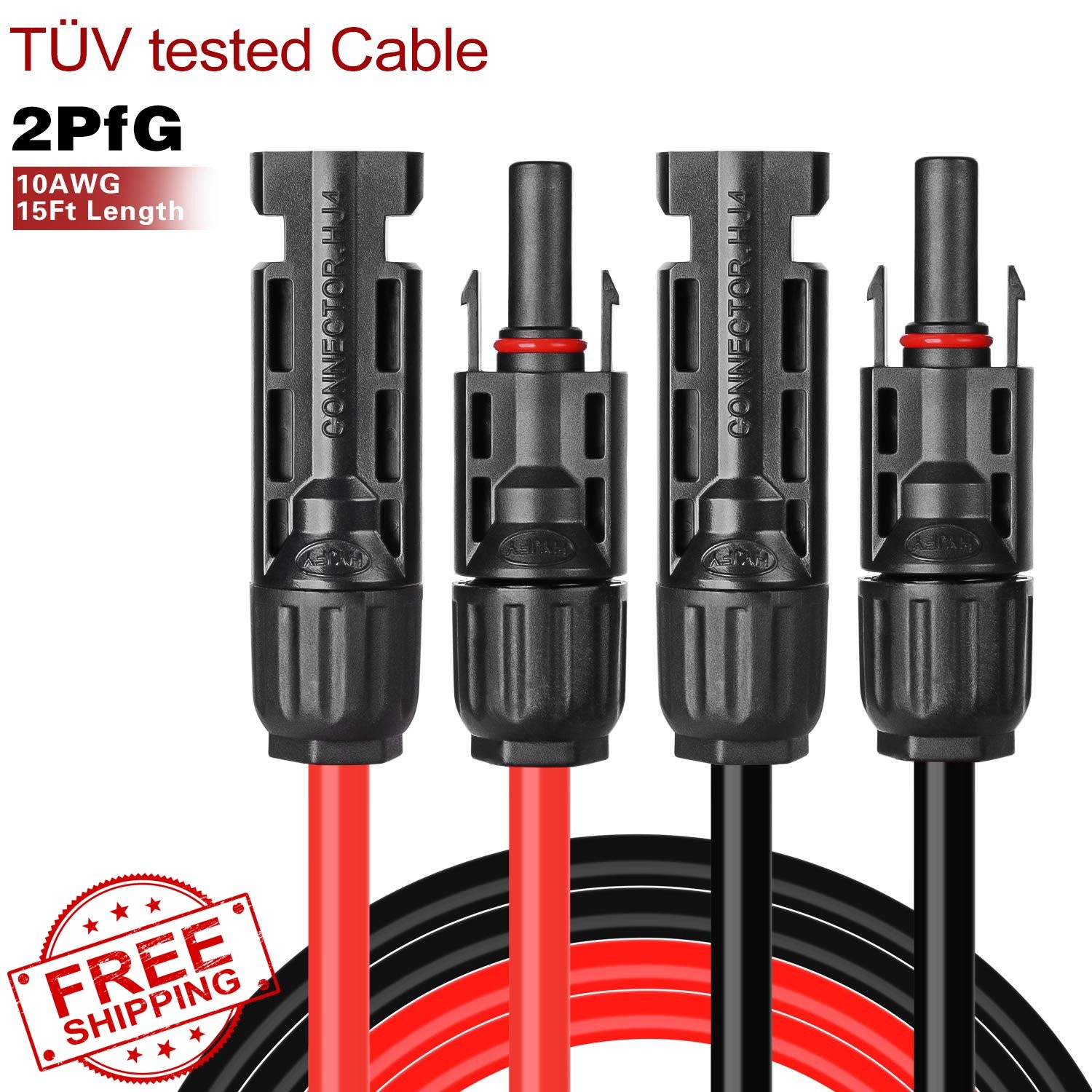 BeideLt 30Ft 10AWG Solar Extension Cable