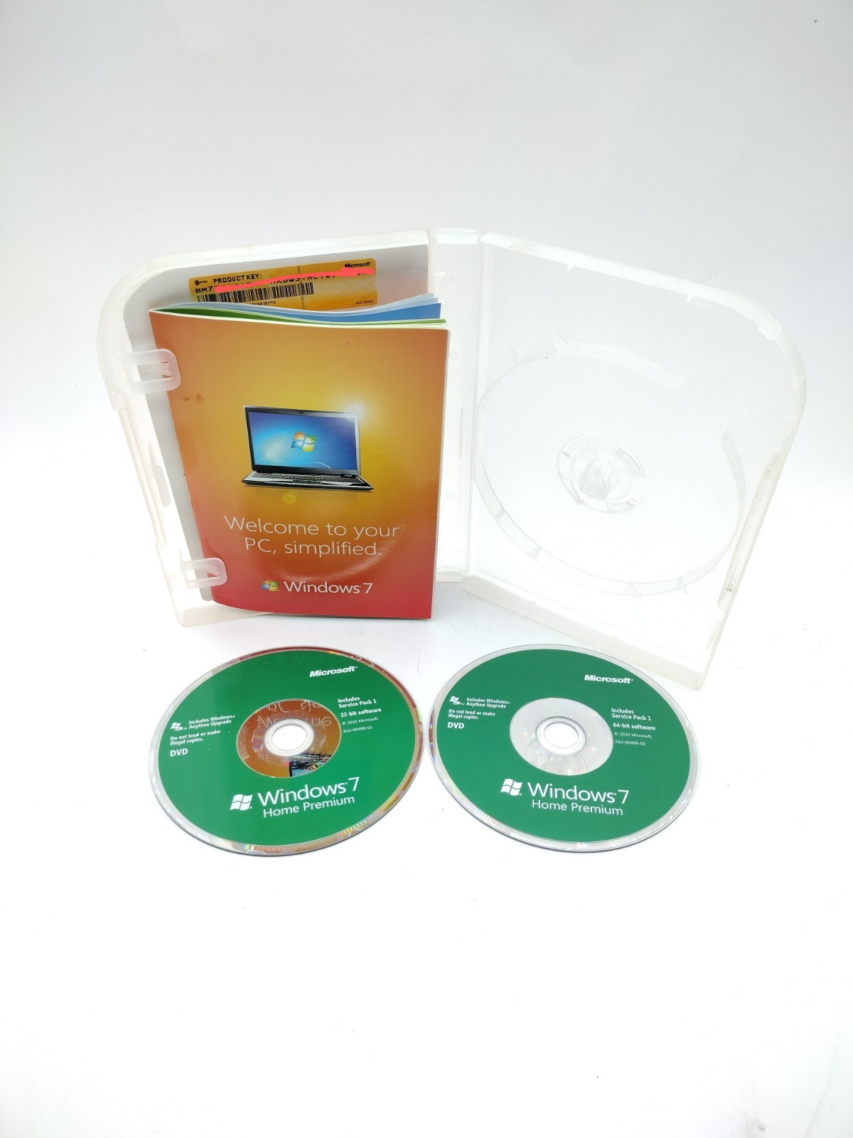 Microsoft Windows 7 Home Premium 32 & 64-bit Standard Software Operating System