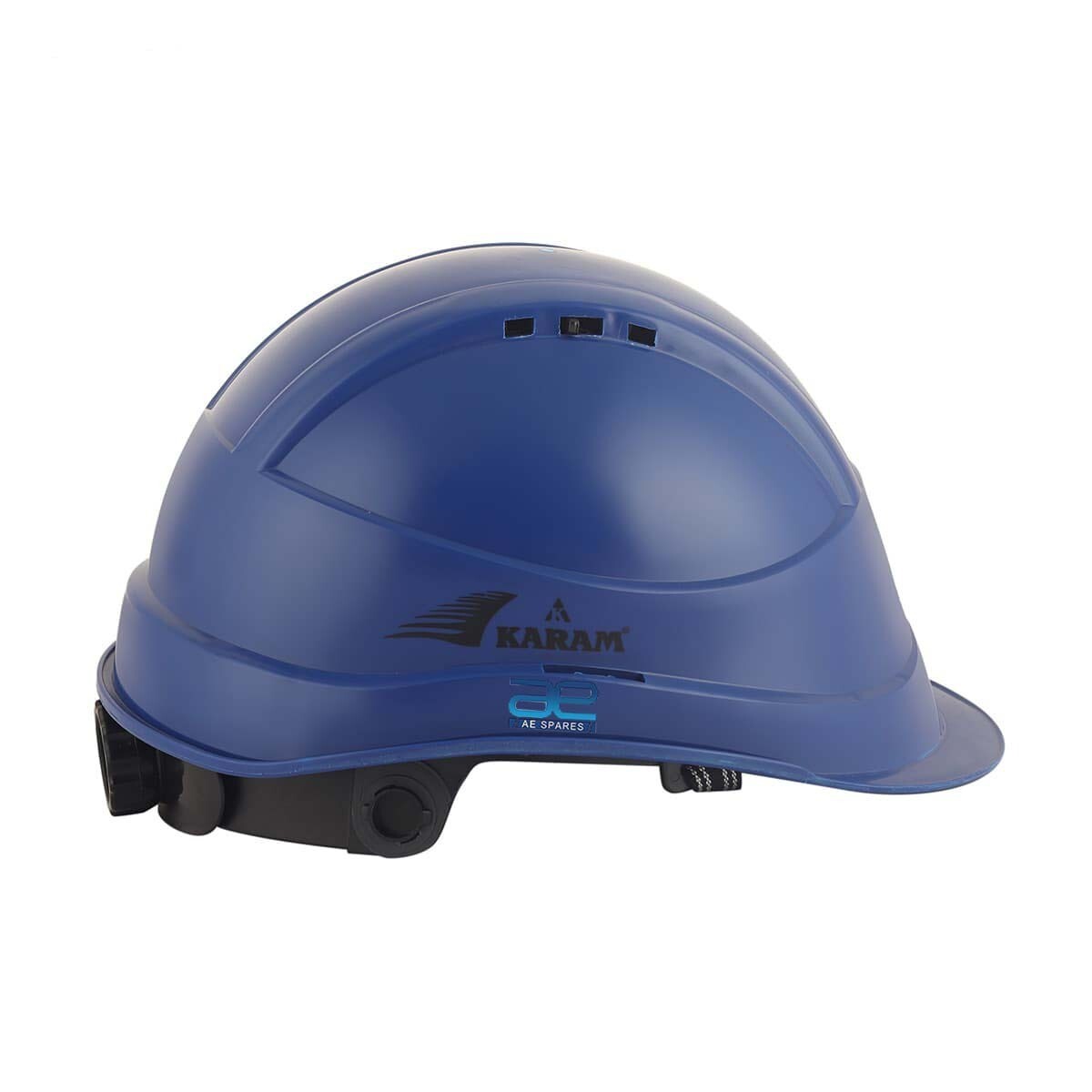 Shelblast Safety Helmet With Plastic Cradle Peak (Lamination Blue) ECs