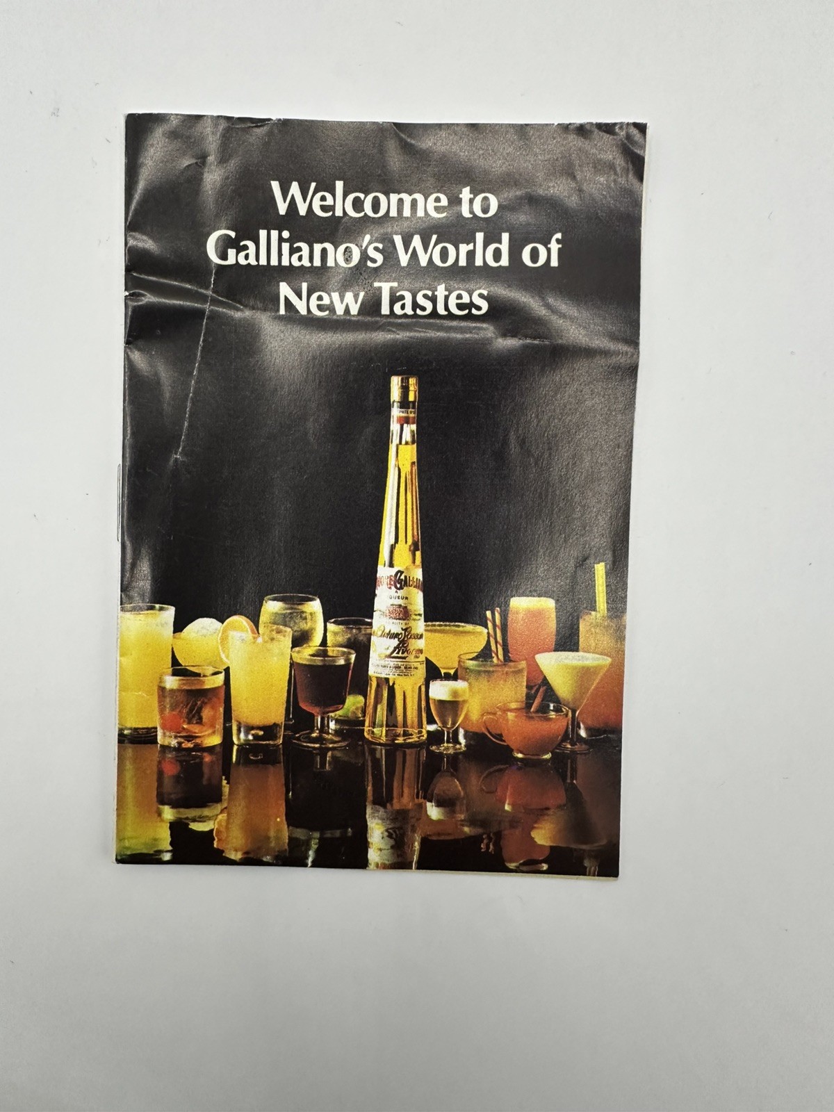 Vintage Printed In Italy Galliano Liquore World Of New Tastes Booklet