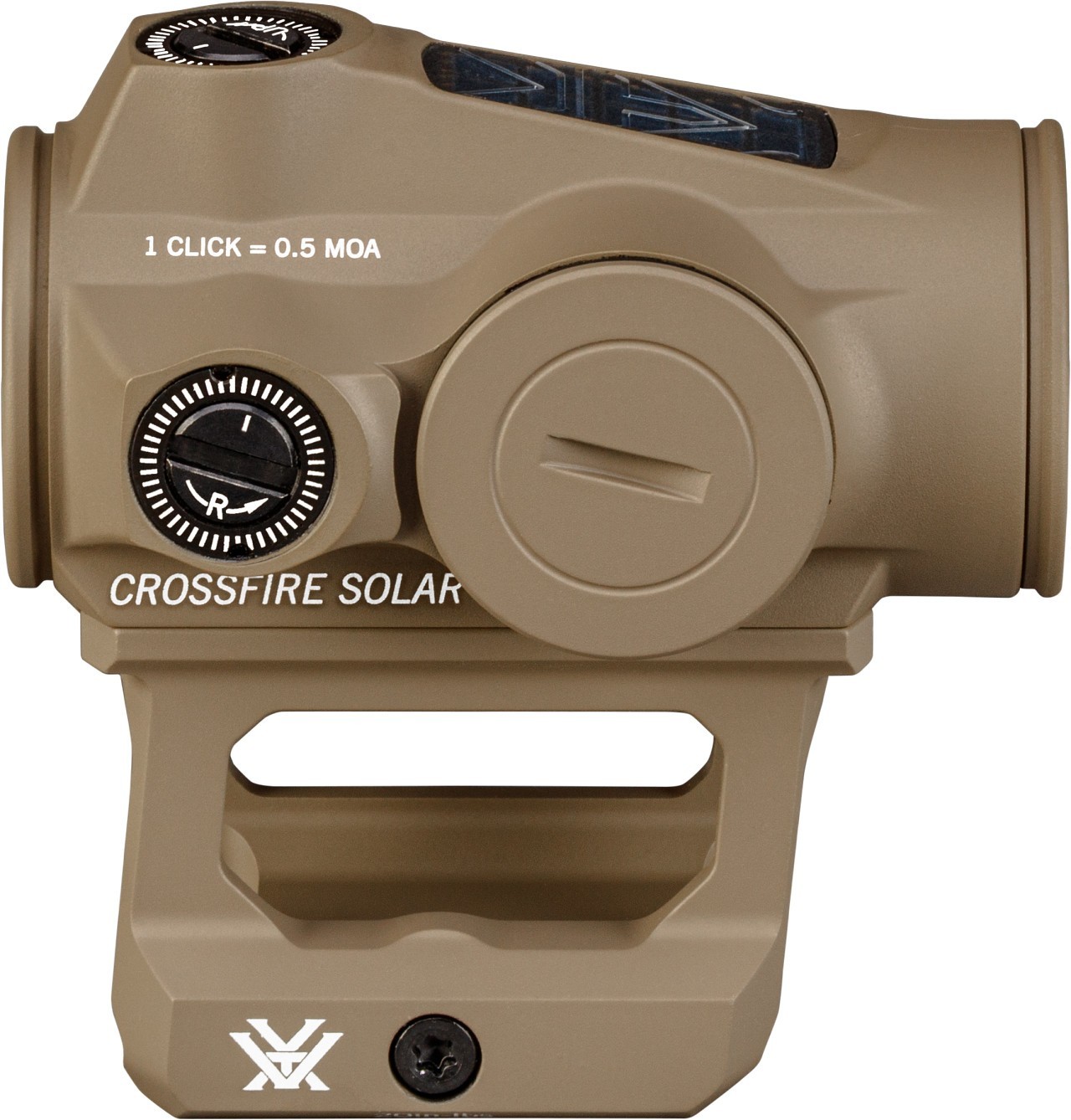 Vortex Crossfire II Solar 2 MOA Red Dot Sight - Tan (CF2-RD2-SLR-T)