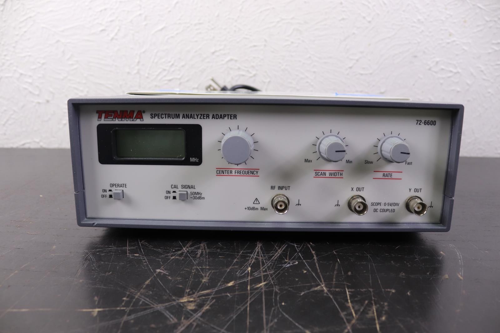 Tenma Spectrum Analyzer Adapter 72-6600 W/ Manual