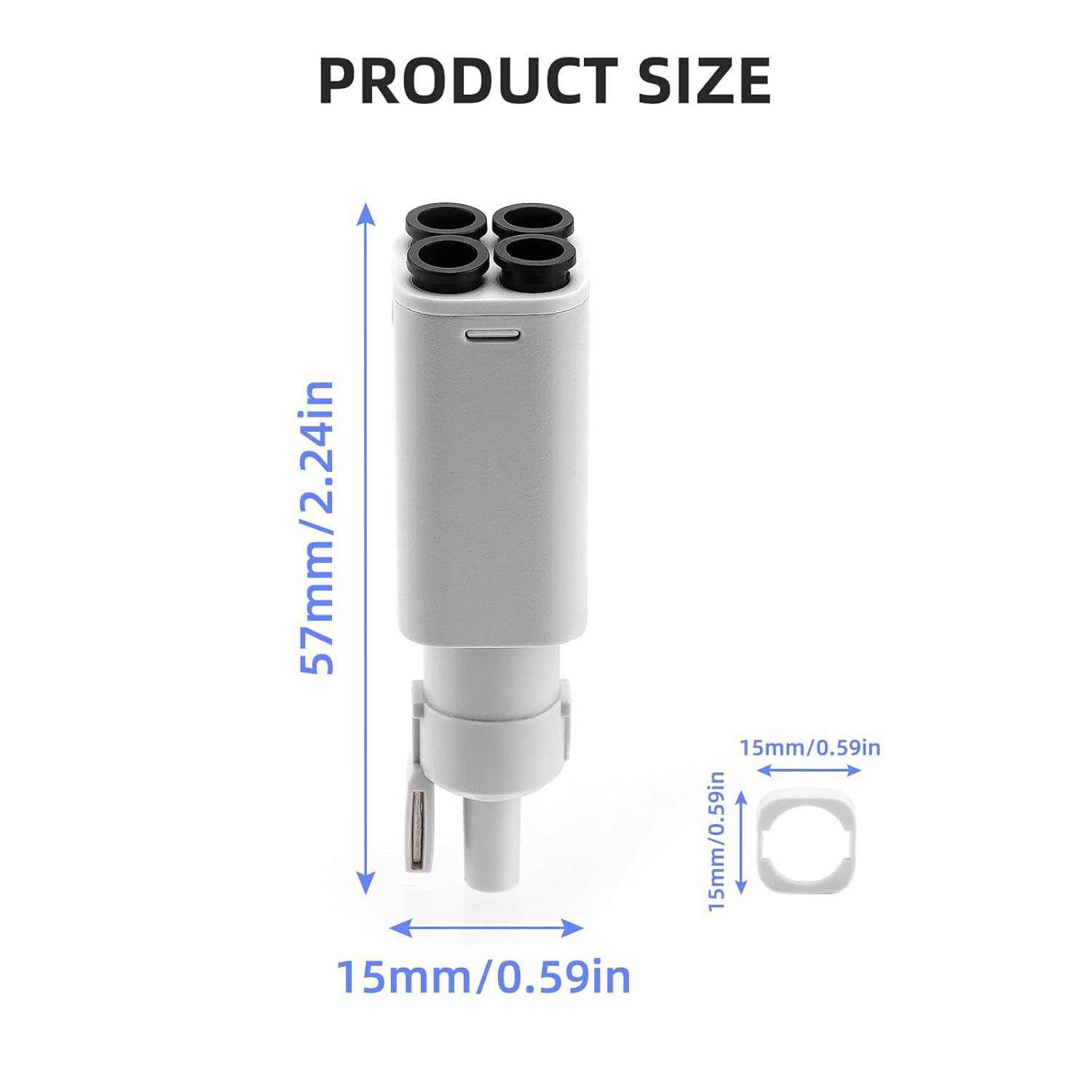 Upgrade ABS 4-In-1 PTFE Adapter Replacement for Bambu Lab A1/A1Mini 3D Printer A