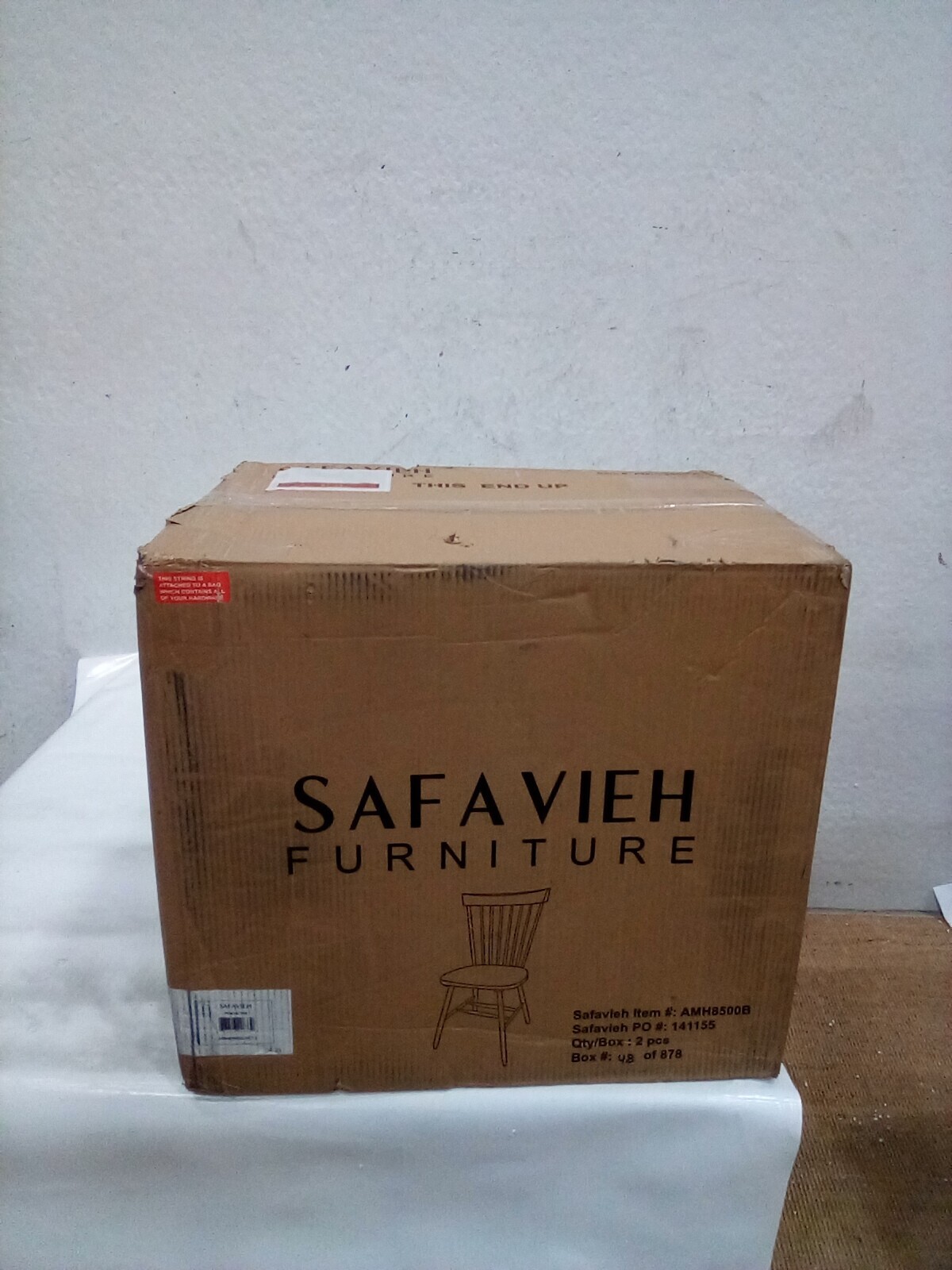 Safavieh PARKER SPINDEL SIDE CHAIR, Reduced Price 2172728386 AMH8500B