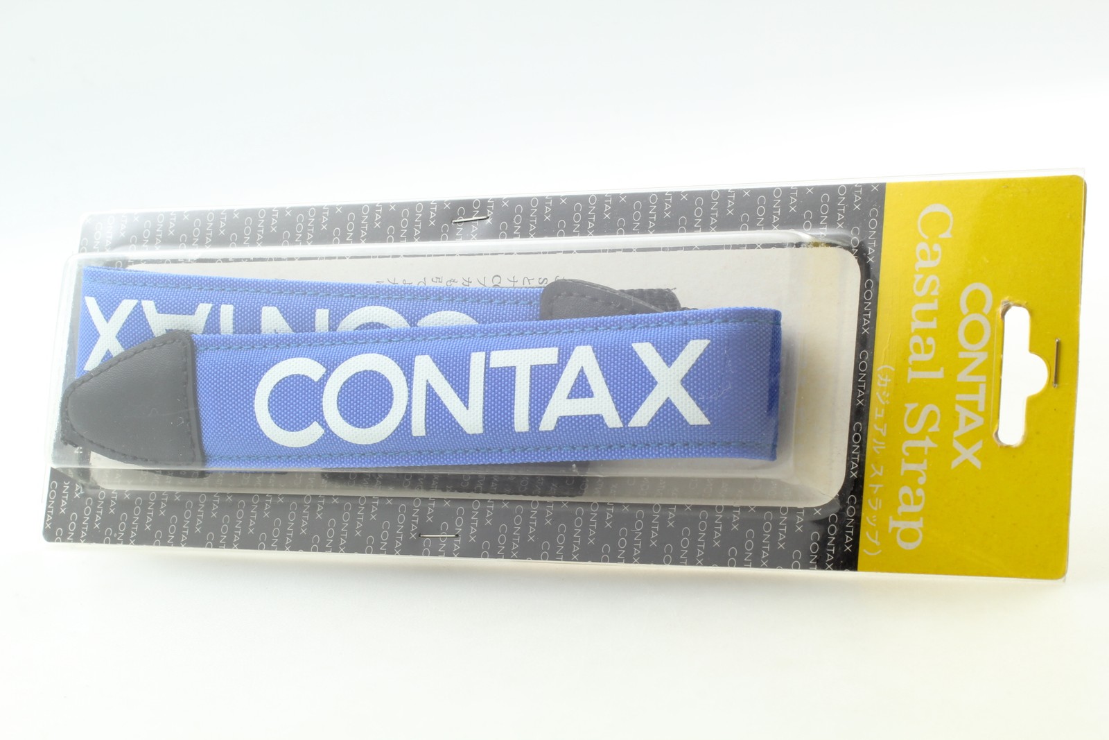 [Unused] Contax Genuine Camera Neck Strap Casual Strap Blue From JAPAN