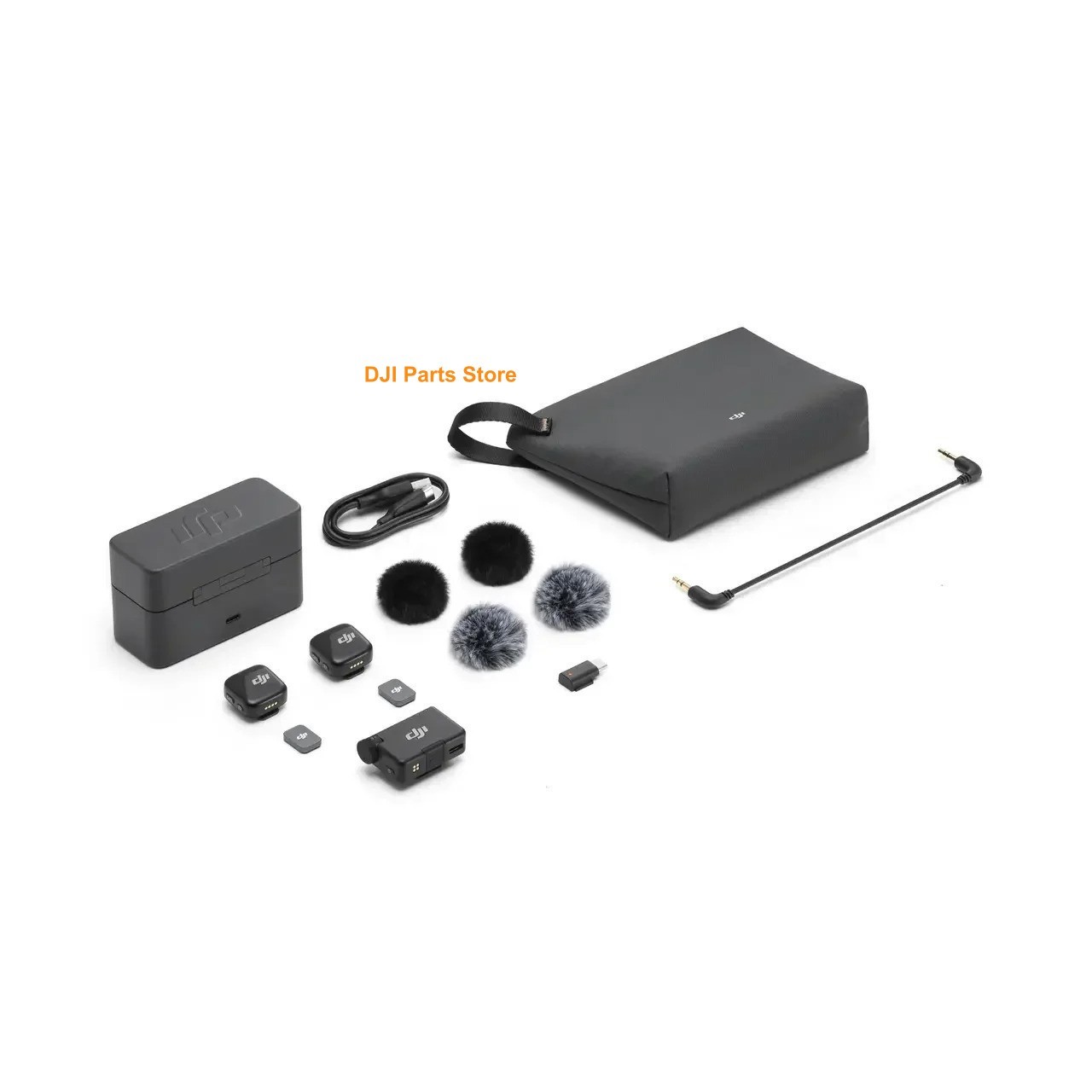DJI Mic Mini Wireless Lavalier Microphone for Vlogging (2 TX + 1 RX + Charging)