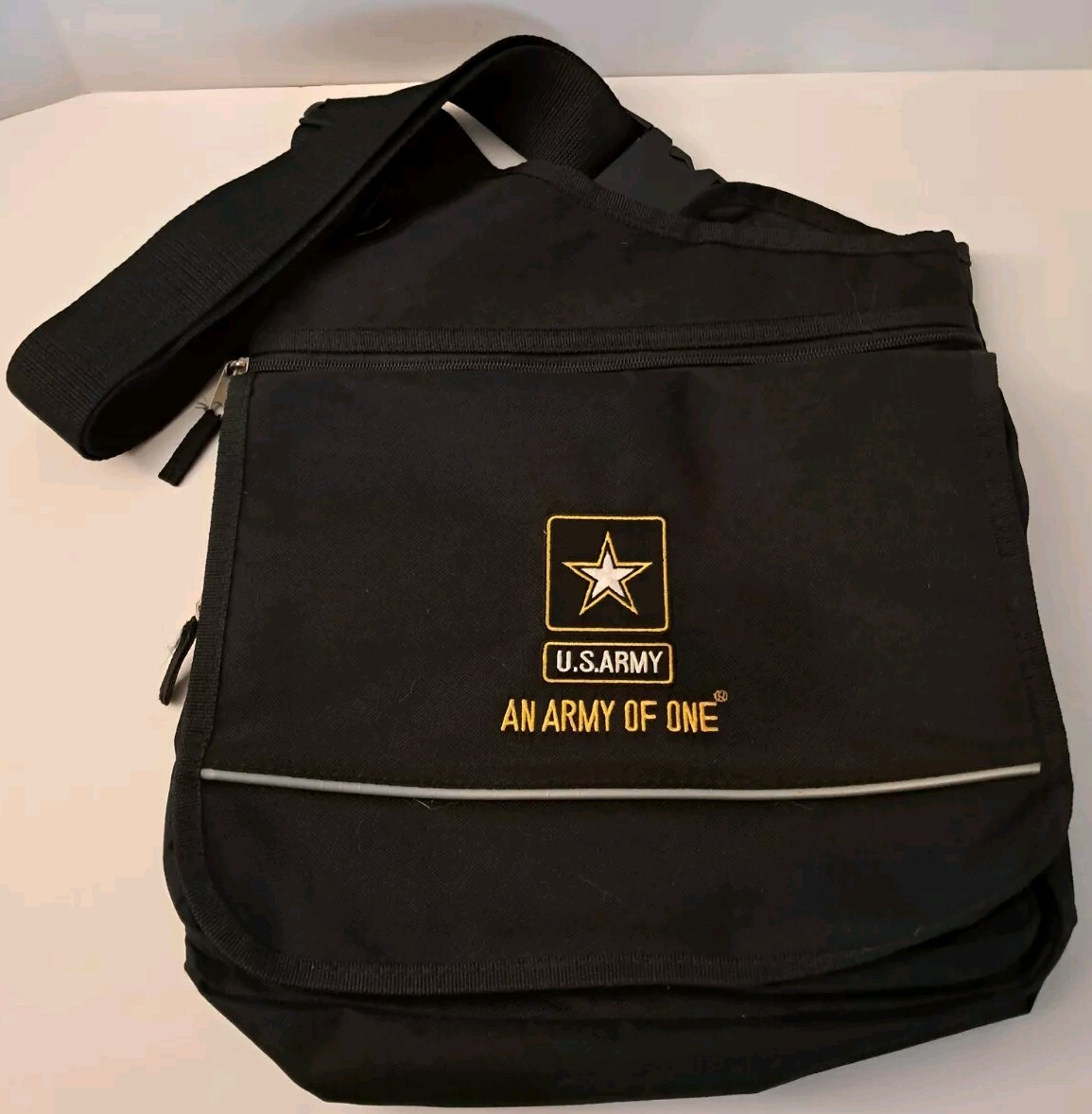 US Army Backpack - Star Logo - Black -  An Army Of One - Single Cross Strap