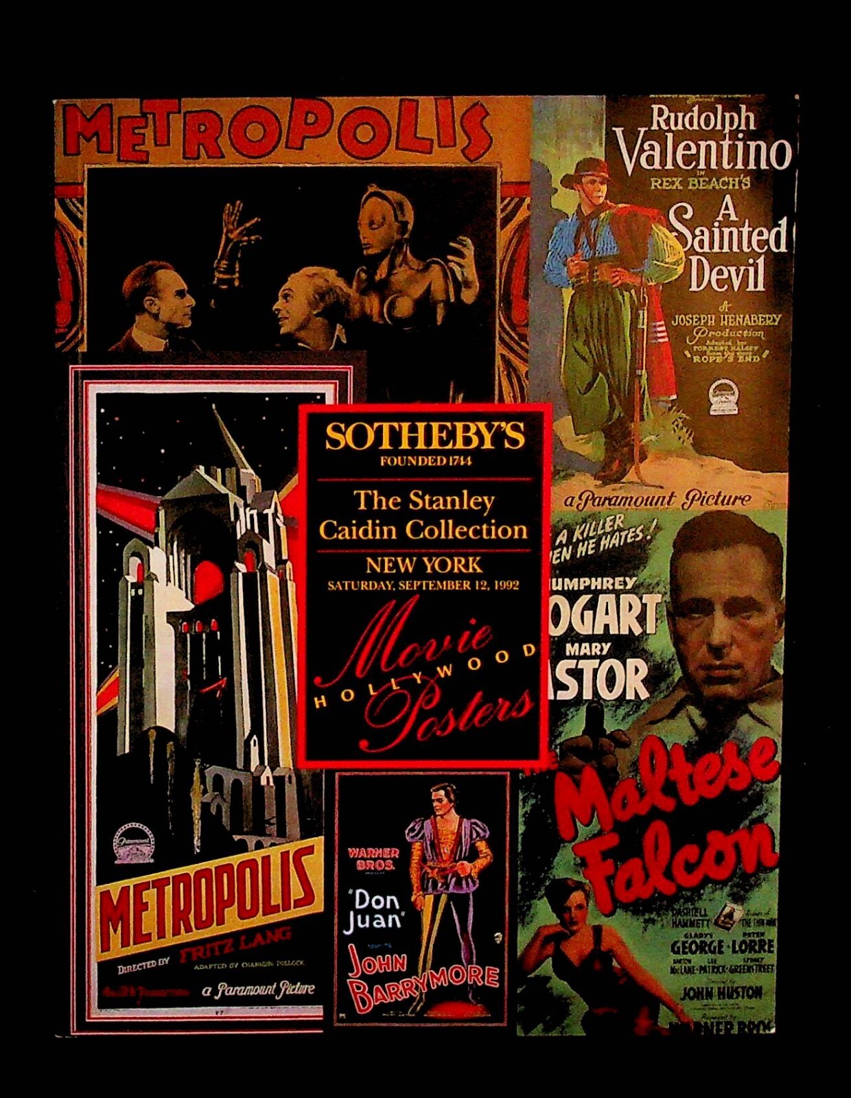 Sothebys Auction Catalog Sept 12 1992 Stanley Caidin Collection Movie Posters
