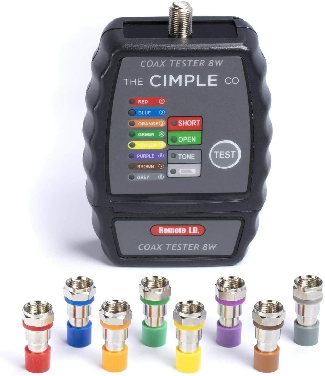 Coaxial Cable Toner Tester - 8-Way Mapper Coax Locator Tracker Commercial Grade