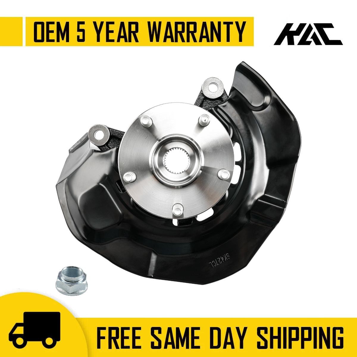 Front Left Steering Knuckle Wheel Hub Bearing For 2004-2006 Toyota Camry V6 3L