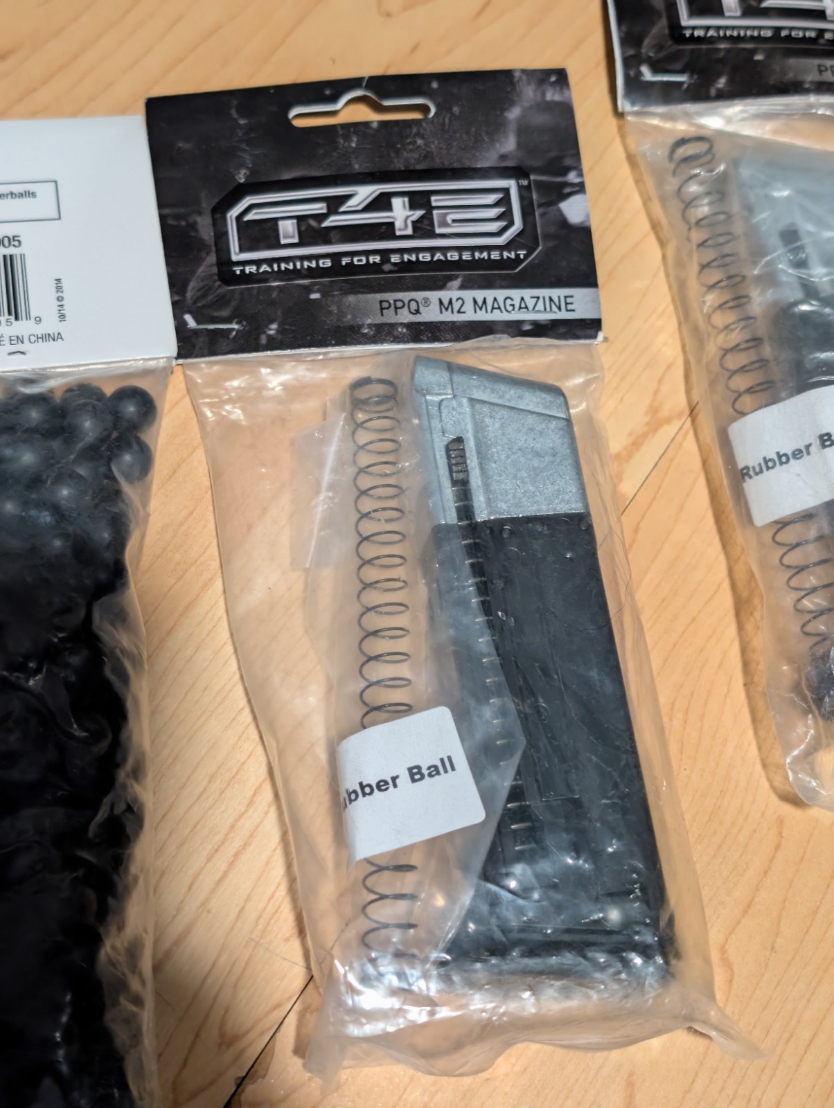 Umarex T4E .43 Caliber Training Bundle (2) PPQ M2 Magazines & Black Rubber Balls