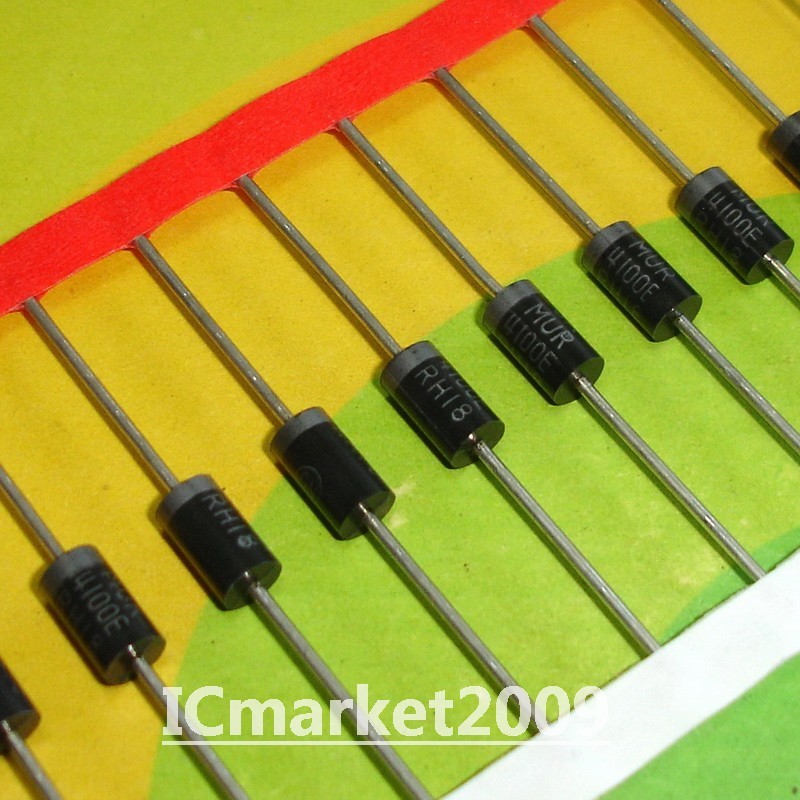 50 PCS MUR4100ERLG DO-201AD MUR4100 MUR4100E MUR 4100E Power Rectifiers Diodes