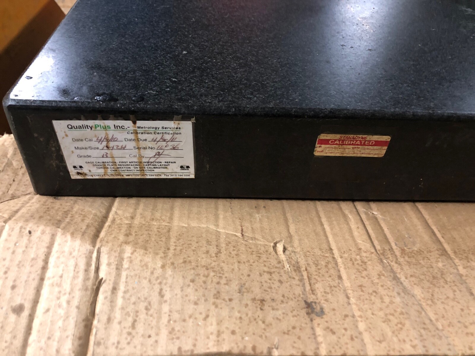 DoAll Type Granite Surface Plate