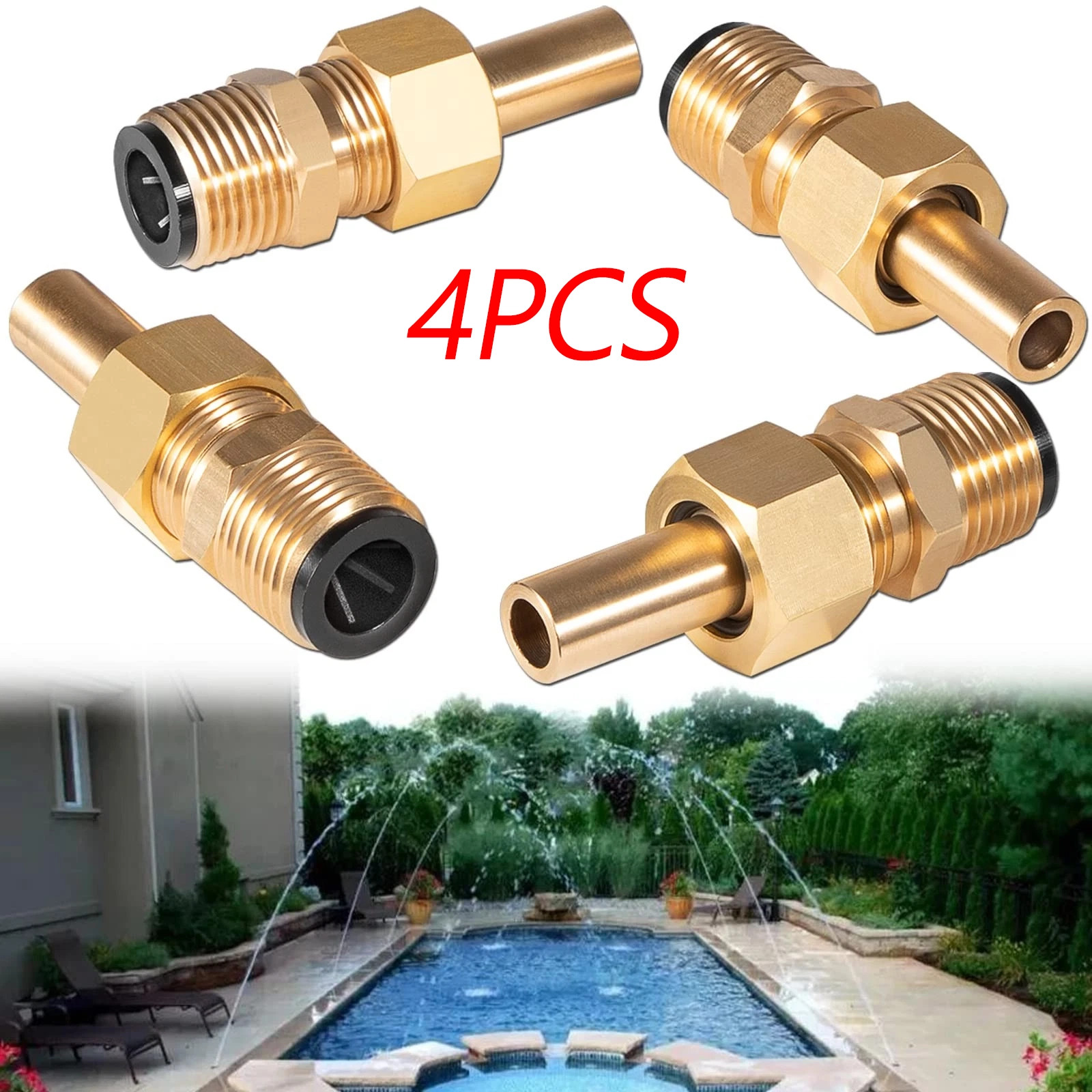 Swimming Pool Spa Brass Deck Jet Nozzle Part R0560400 Brass Deck Jet Nozzle