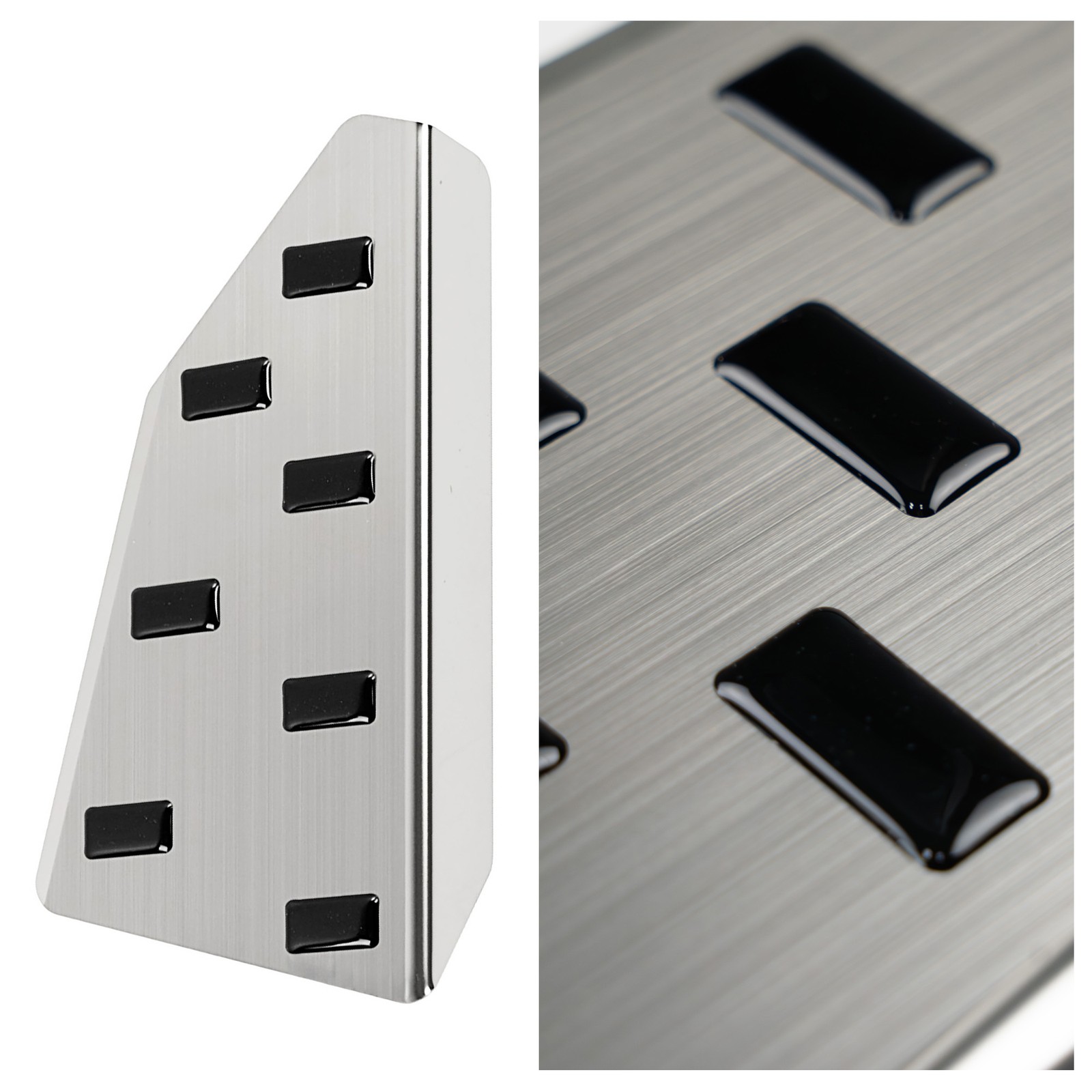 Footrest Plate for Toyota Yaris Hatchback 5D 2011-2014 Black | Silver