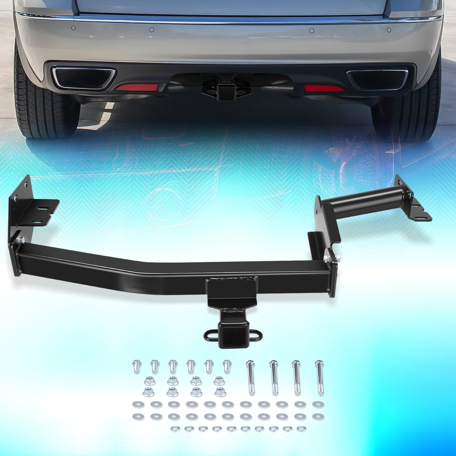 For 2020-2025 Hyundai Palisade Class 3 Trailer Hitch Rear Towing 2" Receiver