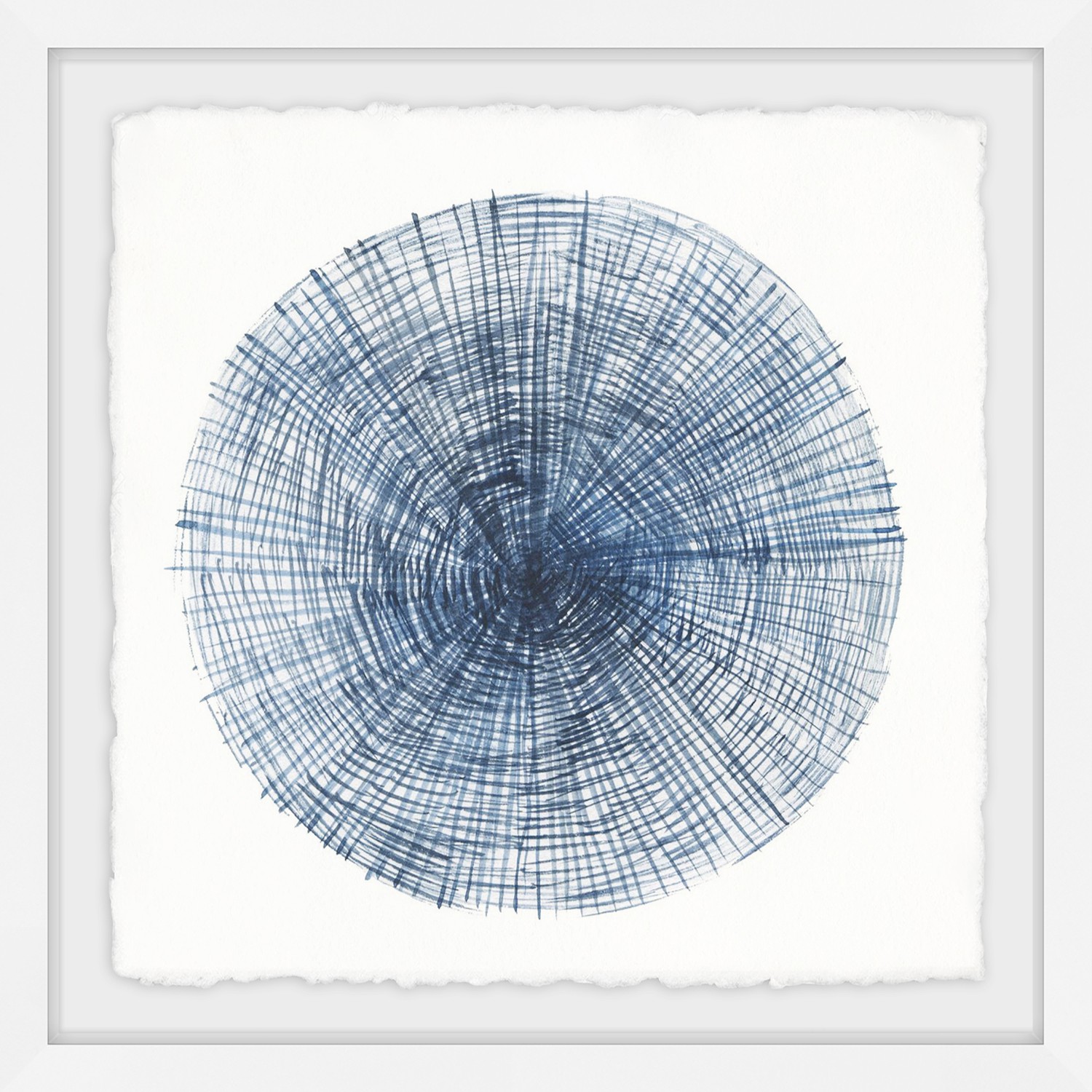 Marmont Hill Embossed Tree Ring Framed Painting Print