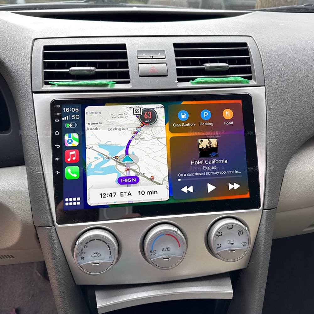 Android 15.0 CarPlay Car Stereo Radio For 2007-2011 TOYOTA CAMRY GPS Navi WIFI