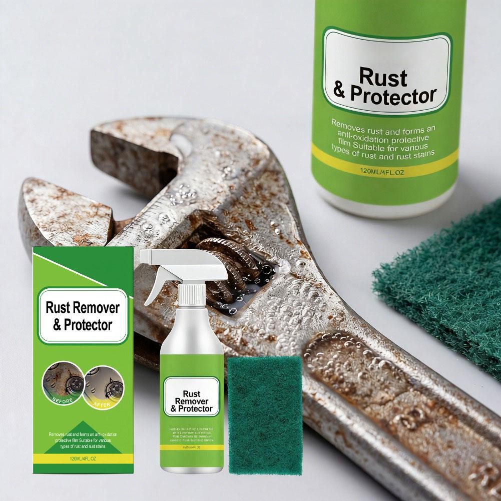 Rust Remover Spray Instant Metal Derusting Agent & Protector 120ml