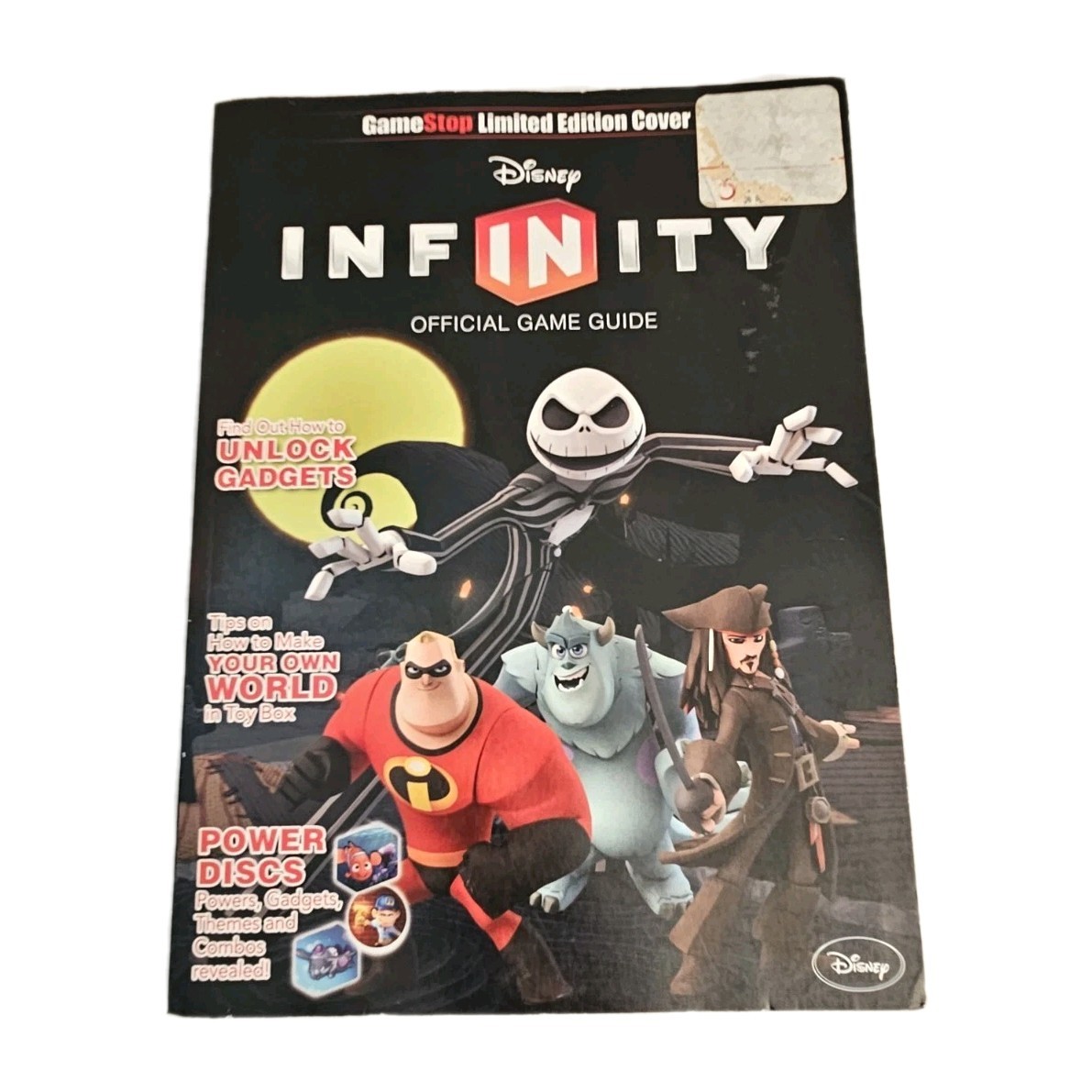 Disney Infinity Official Game Guide by Prima Gamestop Limited Edition Cover