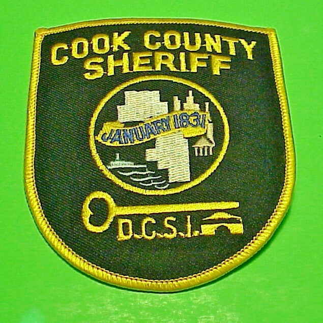 COOK COUNTY ILLINOIS  DEPT OF COMMUNITY SUPERVISION & INTERVENTION  POLICE PATCH