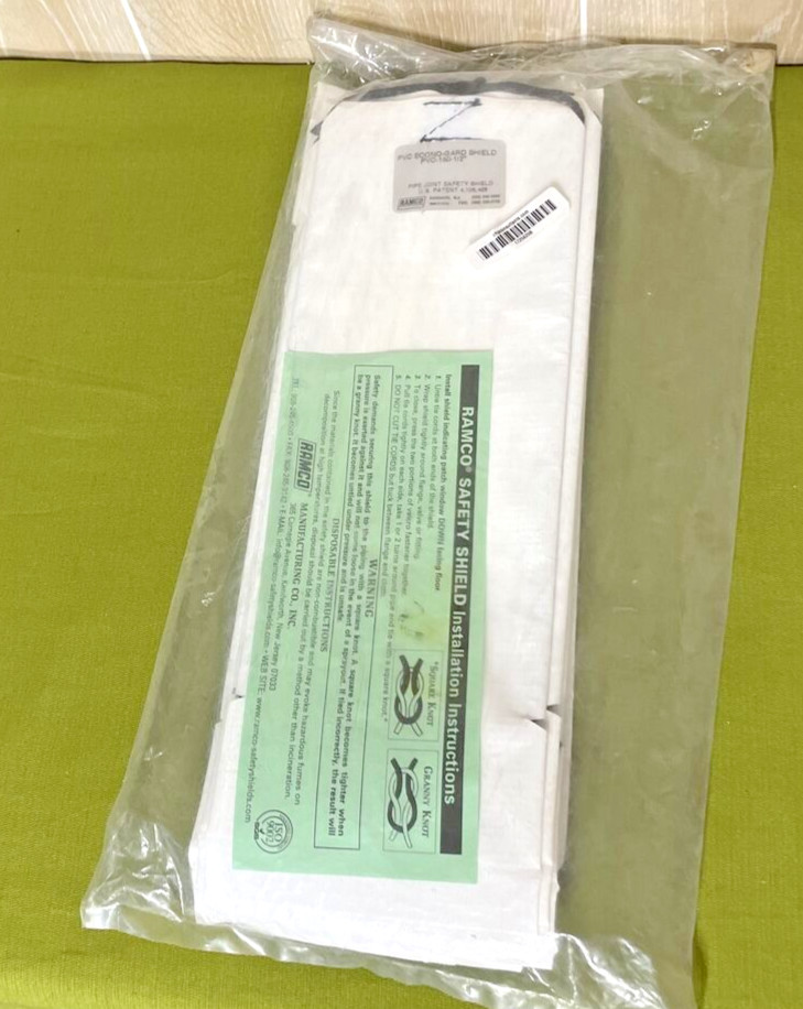 RAMCO PVC ECONO-GARD SHIELD PVC-150-1/2". Lot of 10
