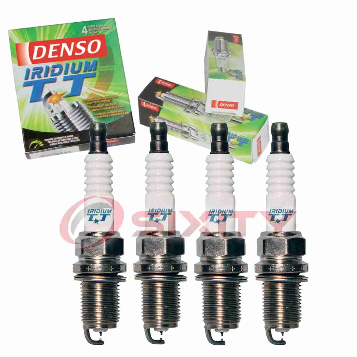 4 pc Denso Iridium TT Spark Plugs for 1986-1988 Nissan Multi 2.0L L4 si