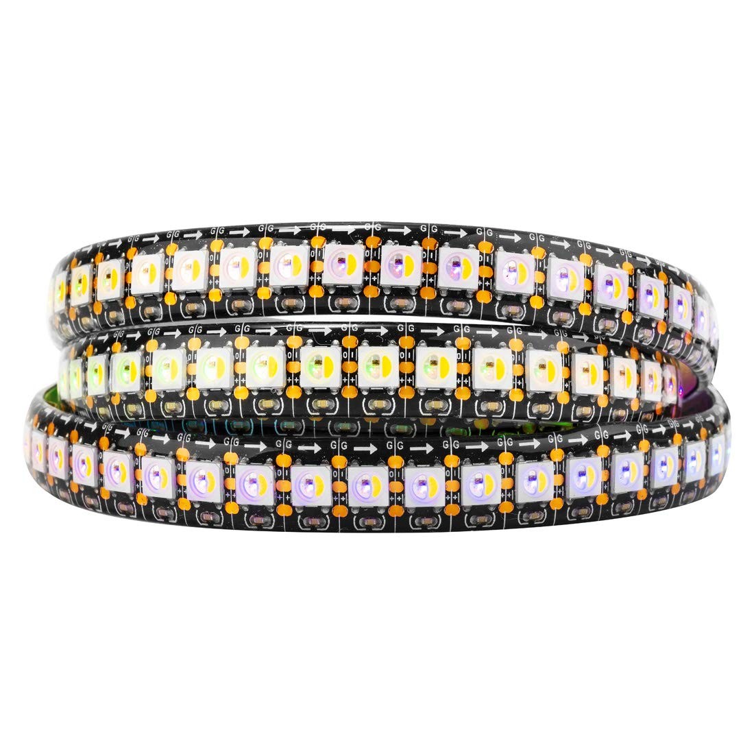RGBW RGB+Natural White SK6812 (Similar WS2812B) Individually Addressable 3.3f...