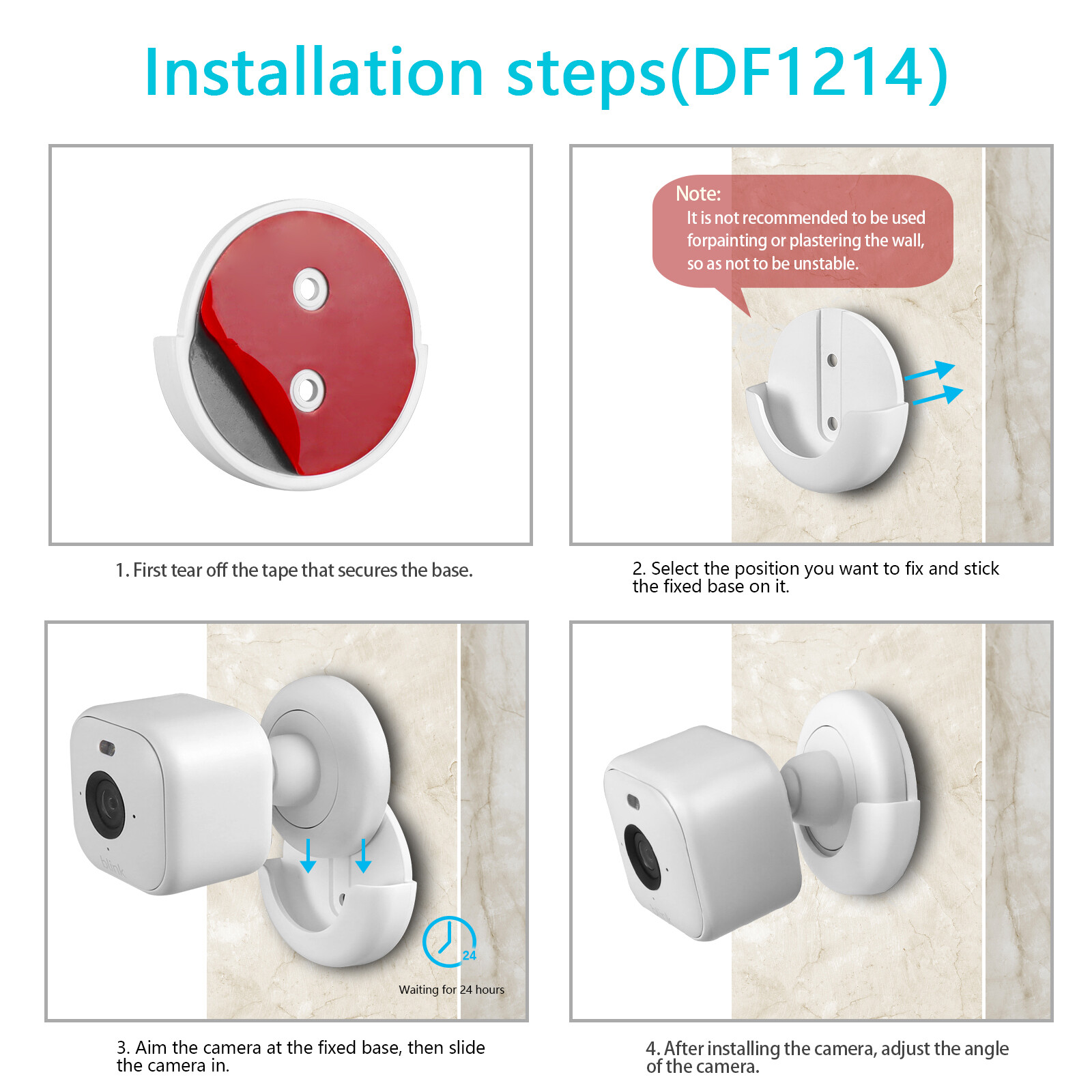 HOLACA Adhesive Wall Mount for Blink Mini 2 (3pack)