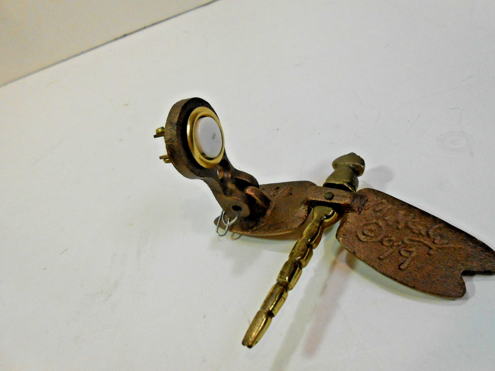 Solid Brass DRAGONFLY Door Bell PusH Buttoh Ringerr Doorbell