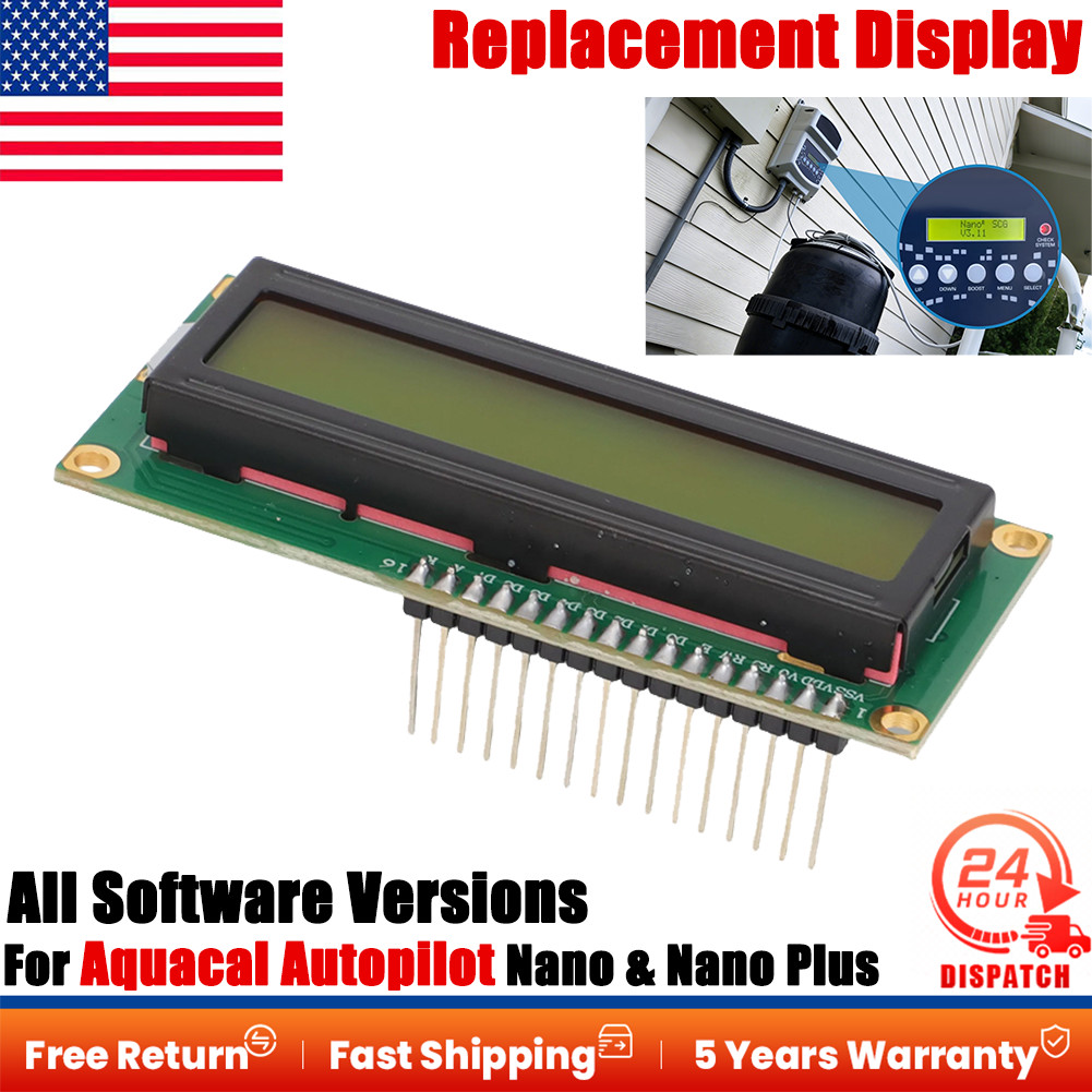 For Aquacal Autopilot Pool Pilot Digital Nano & Plus Replacement Display Plastic