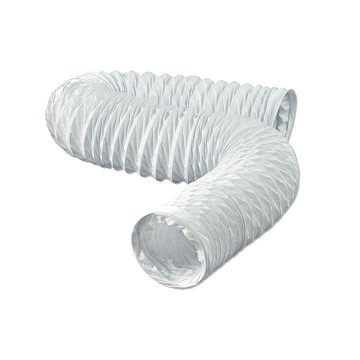 FD420ZW 4" x 20' Vinyl Flexible Vent Ducting Venting for Bathroom Venting