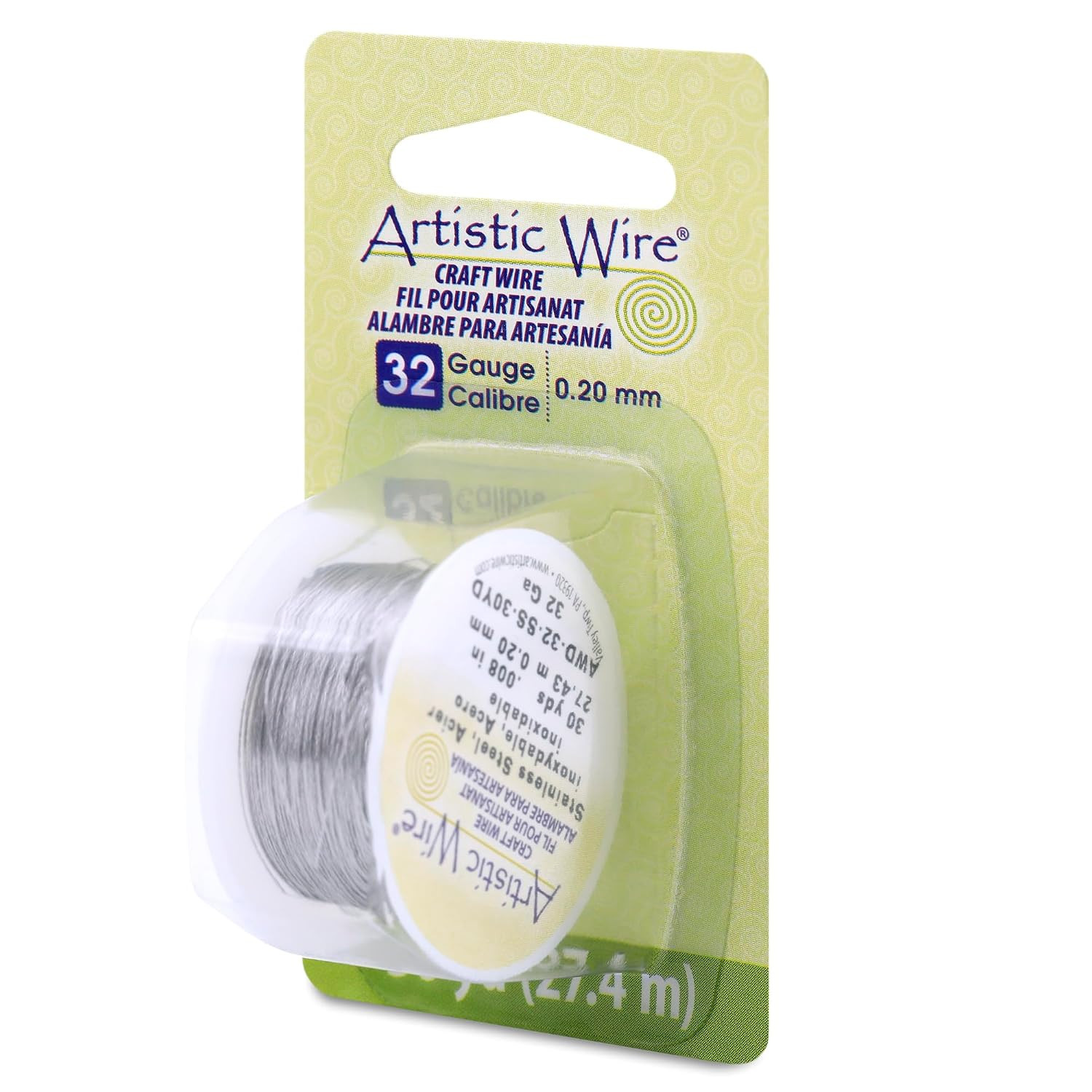, 32 Gauge Stainless Steel Craft Wire, 30 Yd