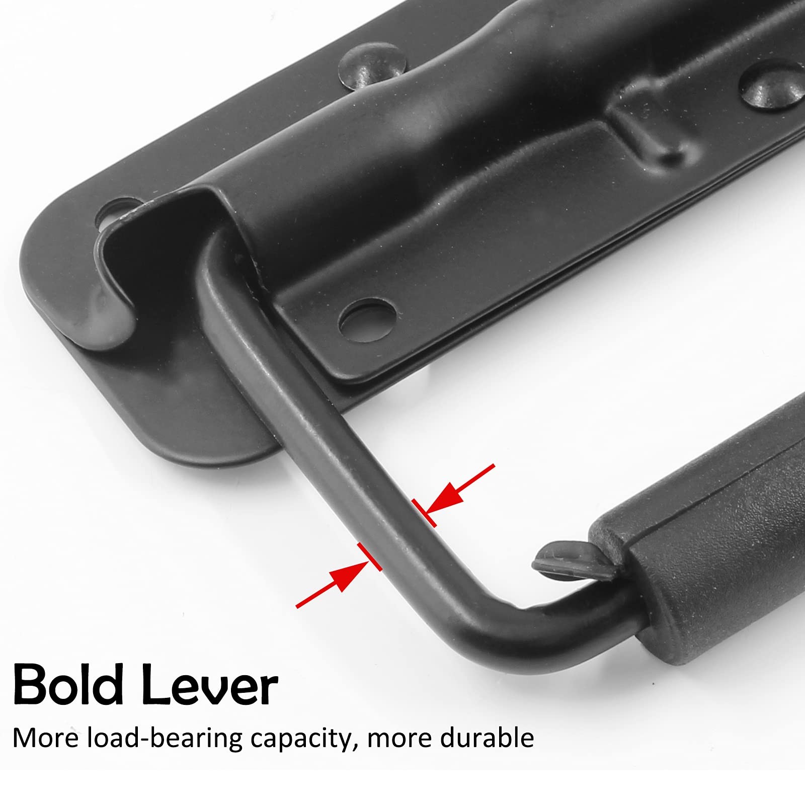 Bonsicoky 2Pcs Surface Mount Spring Loaded Speaker Case Handles, 5.47