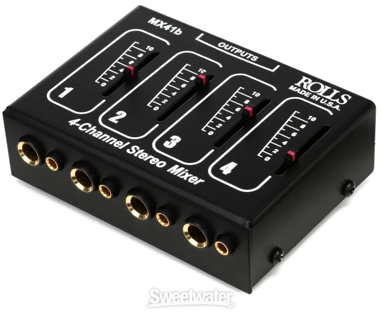 Rolls MX41B Stereo 4-channel Mixer