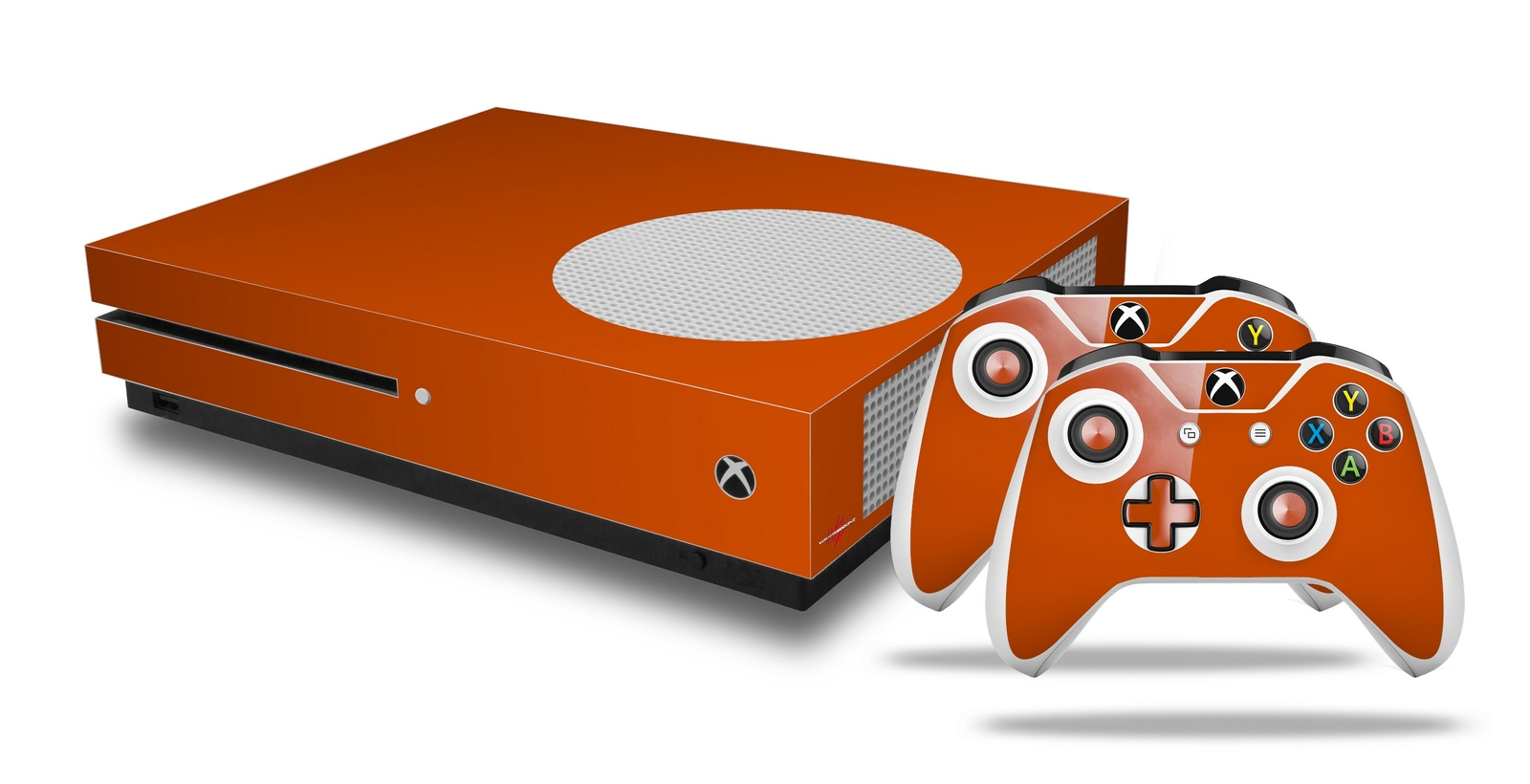 Skin XBOX One S Console Controller Solids Collection Burnt Orange