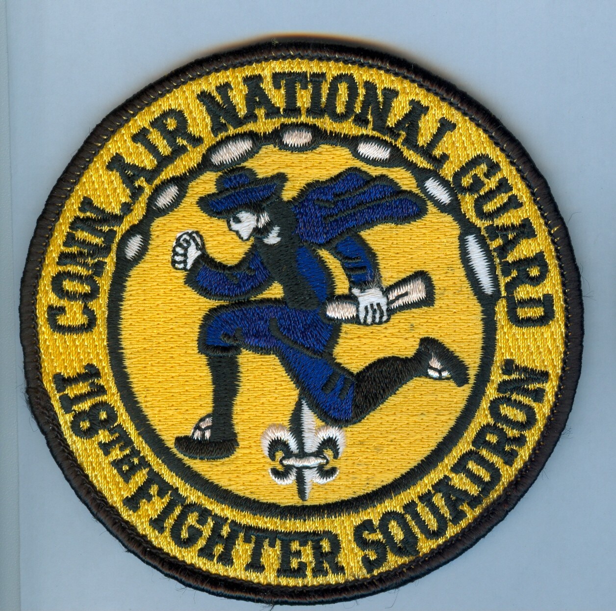 USAF / US Air Force 118TH FIGHTER SQUADRON - FULL COLOR  .... A GREAT PIECE .. X