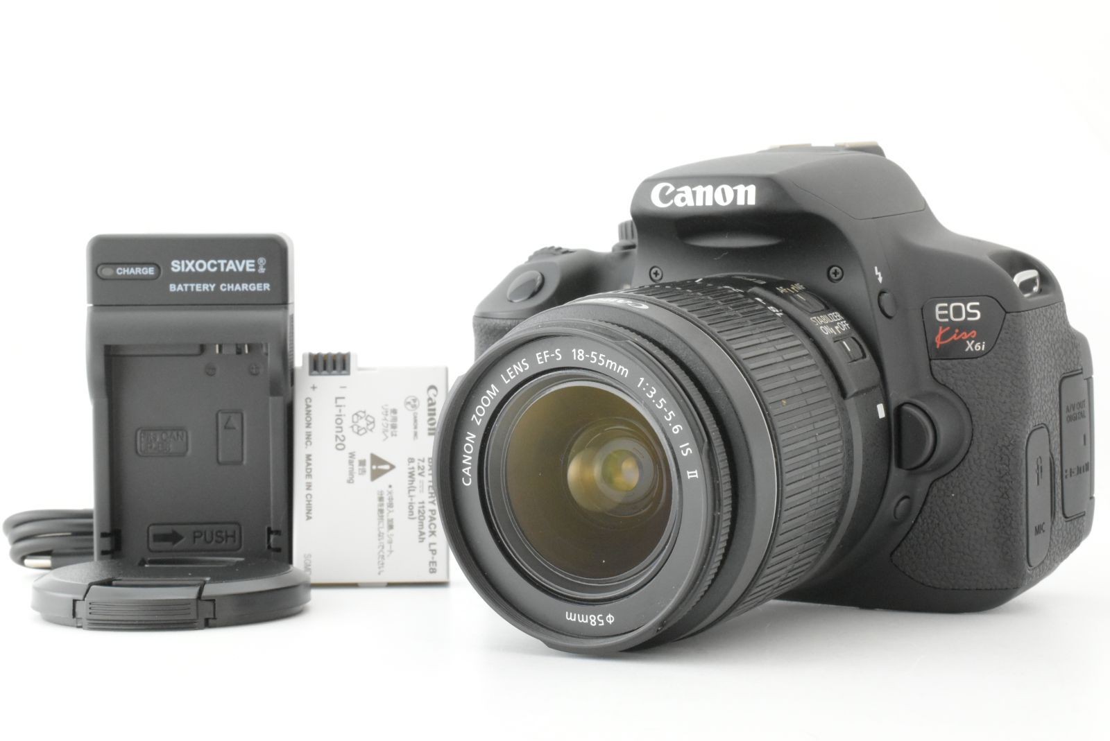Canon EOS Kiss X6i Digital SLR Camera with EF-S 18-55mm Lens Excellent Condition