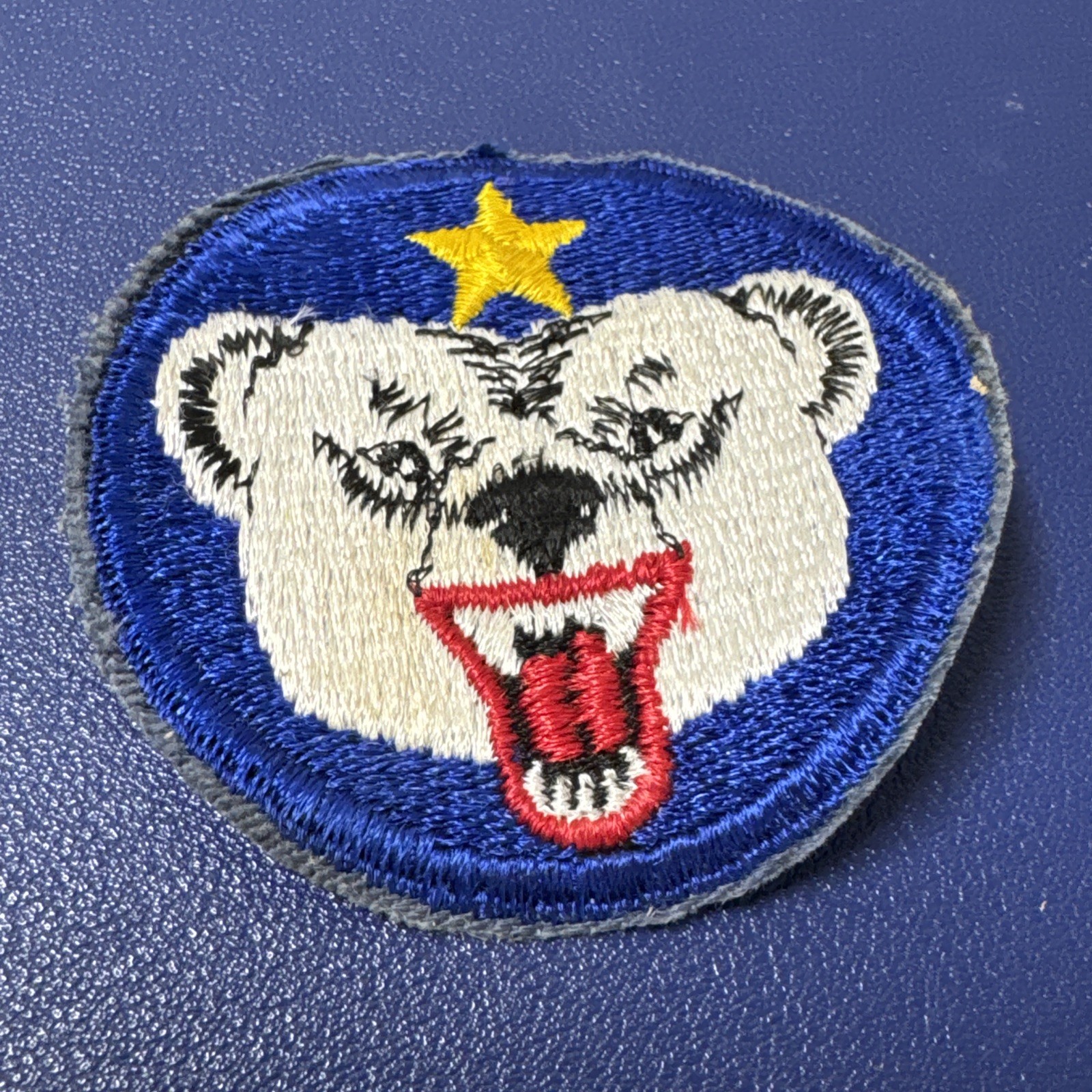 WWII US Army Alaska Defense Command Patch Polar Bear INV11472